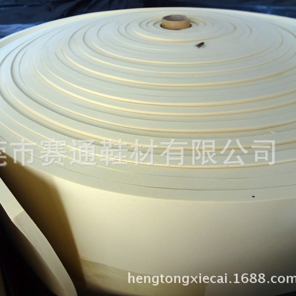 厂家直销5MM土黄色回力胶海绵 3MM/8MM/10MM回力胶绵