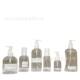 200ml transparent cleansing oil round bottle 100ml hair care essence oil bottle press type facial cleanser bottle toner spray bottle