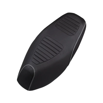 Suitable for custom-made Yamaha Motorcycle cushion - double-embossed-black-leather-model