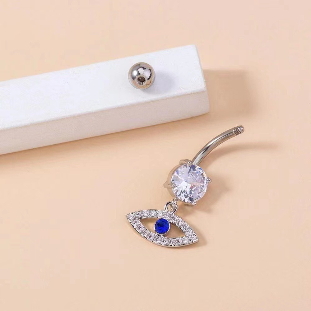 Evil Eye Bauchnabelpiercing Für Damen Aus Edelstahl Schmuck_voghion.com
