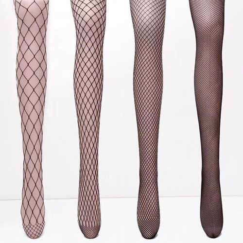 Mesh tights summer European and American fashion brand base fishing net stockings sexy slimming long mesh stockings women thin summer