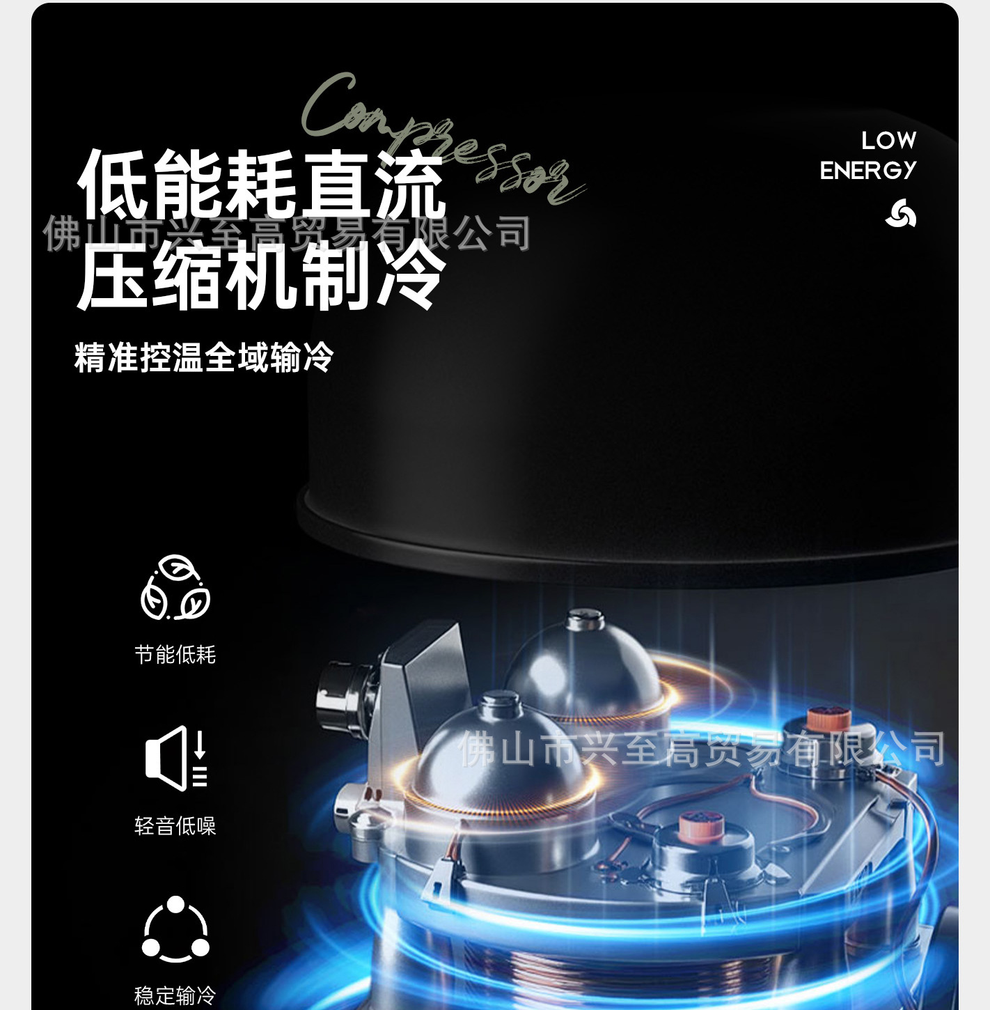 Zhigao Car Refrigerator 24V for Large Trucks and Home Use, Dual-Purpose Refrigeration Compressor Freezer, 12V Outdoor