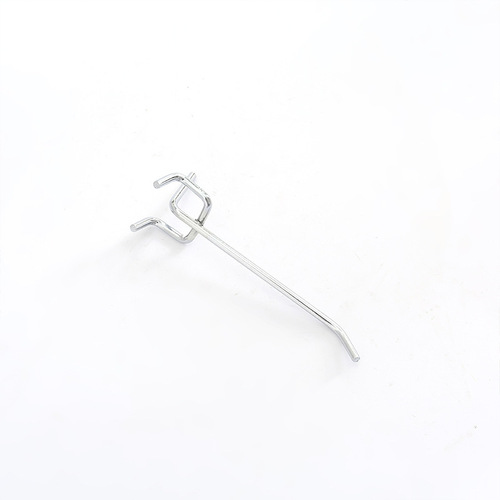 Metal hole board apple hook tripod hook double leg straight hook shelf hook jewelry mobile phone accessories display hook