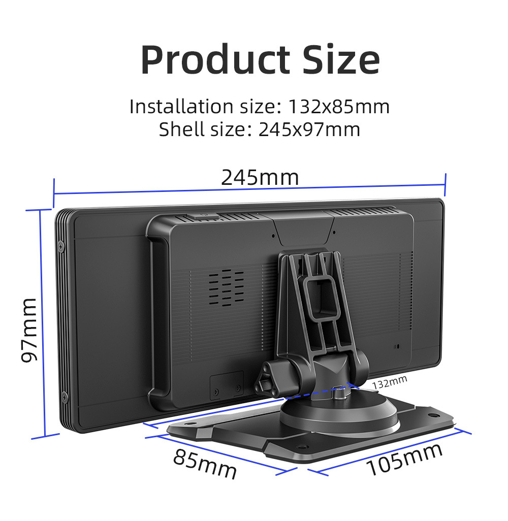 Cross-Border 10.26inch Portable In-Car Mp5 Player Multi-Functional Carplay Car Navigation Mp5