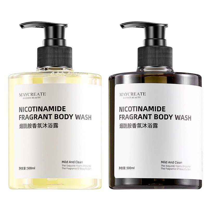 Бодибилдинг Chuangyan Ниацинамид Аромат Мыло для тела 500 мл Мыло для тела Стойкий аромат, увлажнение и увлажнение