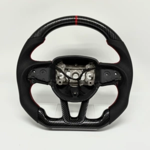 Suitable for Dodge 15-24 Challenger Hellcat Sports Upgrade Modified Water Transfer Carbon Fiber Steering Wheel