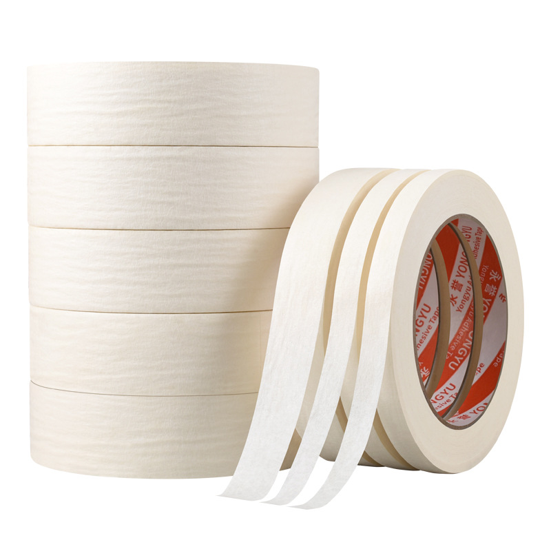 Highly Adhesive White Masking Tape for Decoration, Easy to Tear Without Leaving Residue, Suitable for Painting and Bead Art