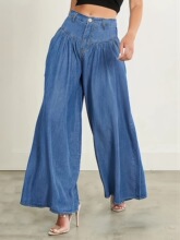 U 45135 Wide Leg Denim Pants ţ�����ȿ� �羳����ѷŷ��