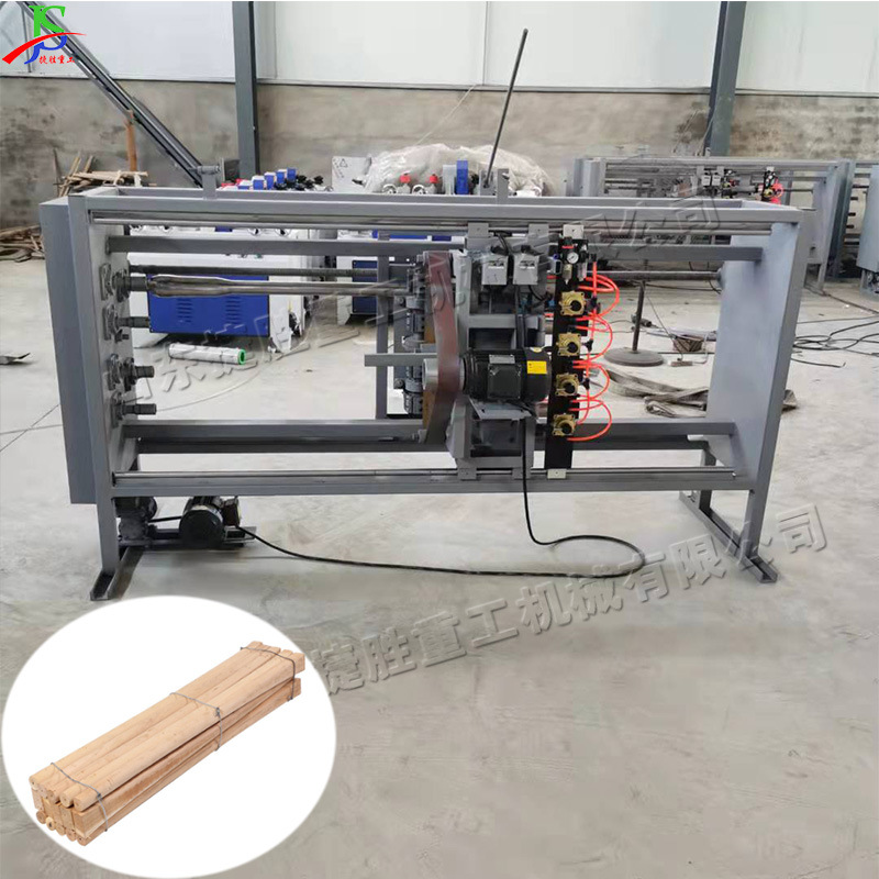 Máquina automática de la azada máquina de madera muebles fábrica de cuatro estaciones de barra redonda máquina de escritorio punta azada de madera lijadora