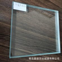 青岛本地工厂加工安装5 6 8 10 12 19 25毫米普白超白钢化玻璃
