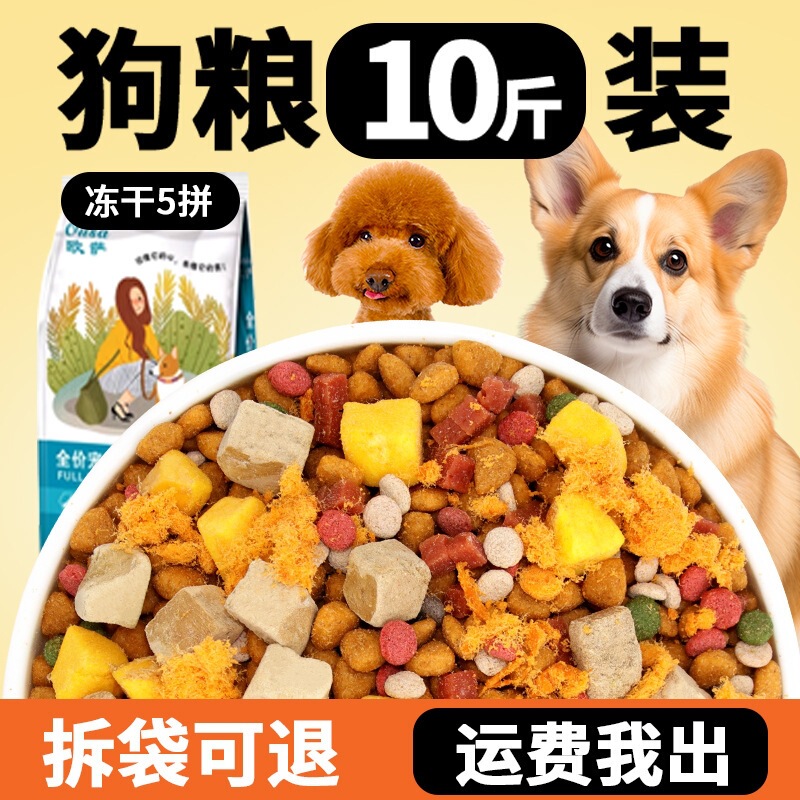 Freeze-Dried Dog Food, General Type, 5kg Pack, for Teddy Puppies, Bichon Adult Dogs, Regular Large and Small Breed Dog Food, 5kg Freeze-Dried Dog Food, General Type, 5kg Pack, for Teddy Puppies, Bichon Adult Dogs, Regular Large and Small Breed Dog Food, 5kg