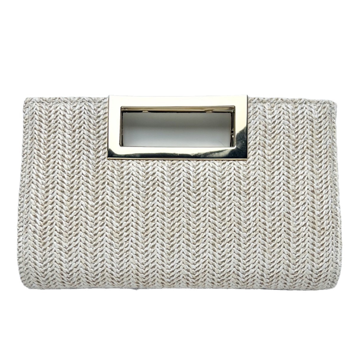 New Cross-Border Woven Handbag Clutch Straw Fashion Simple Crossbody Hot-Selling Women's Bag Large Capacity_voghion.com