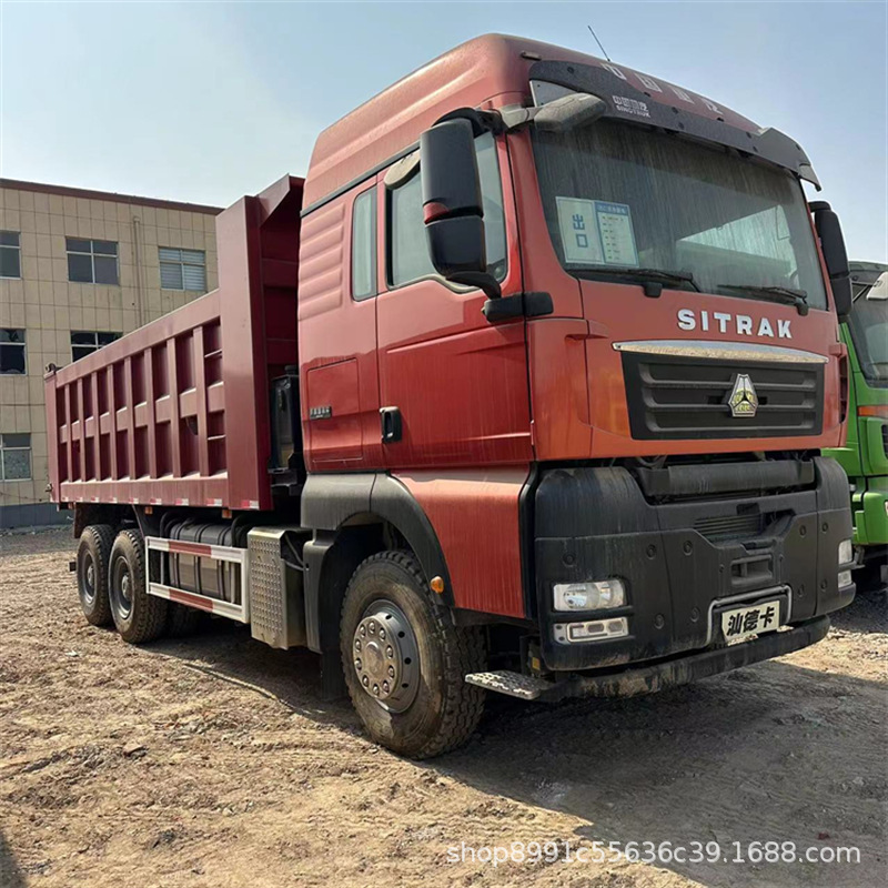 供应自卸车豪沃HOWO自卸车6*4渣土车371-375欧二欧三翻斗车