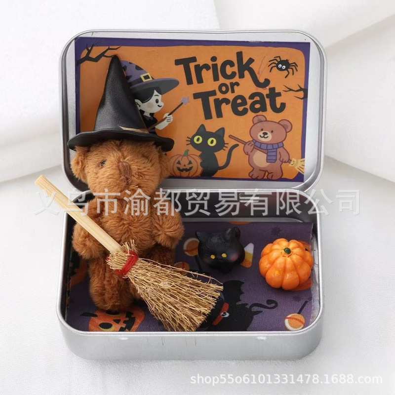 跨境热销Halloween Teddy Gift Box可爱万圣节泰迪熊礼盒创意礼品|undefined