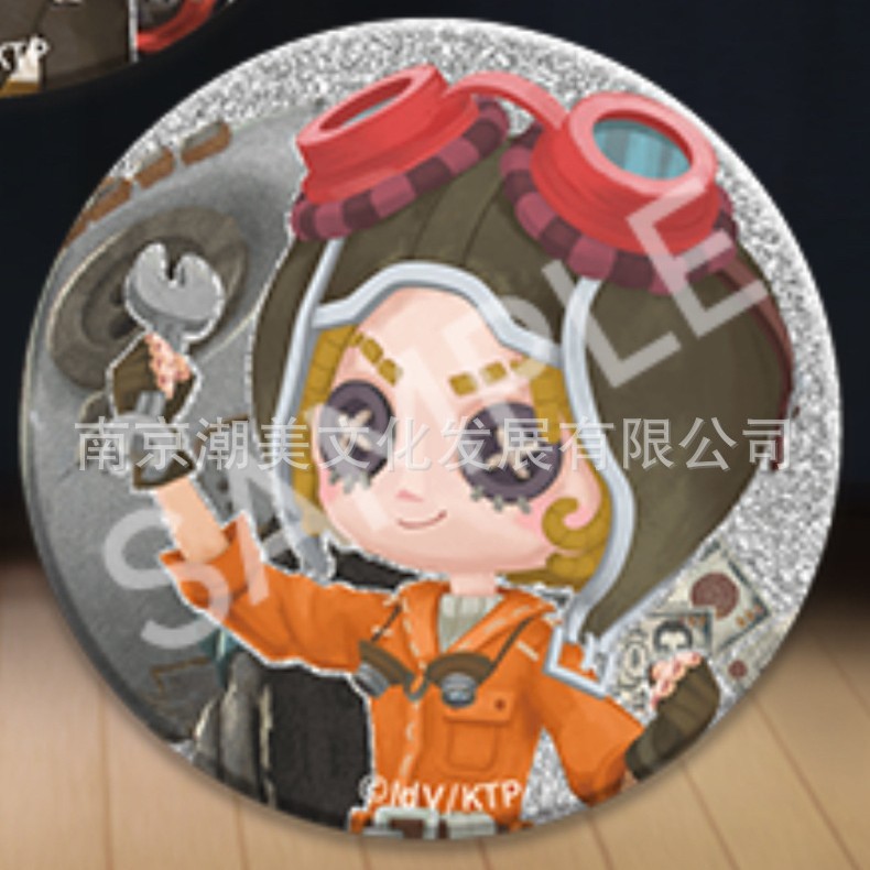 正版现货 第五人格泡面番系列徽章第一弹吧唧贴纸套组 红蝶机械师|undefined