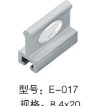 联鸿达无框拉布灯箱型材滑扣配件边框固定软膜 铝材户外拉扣批发