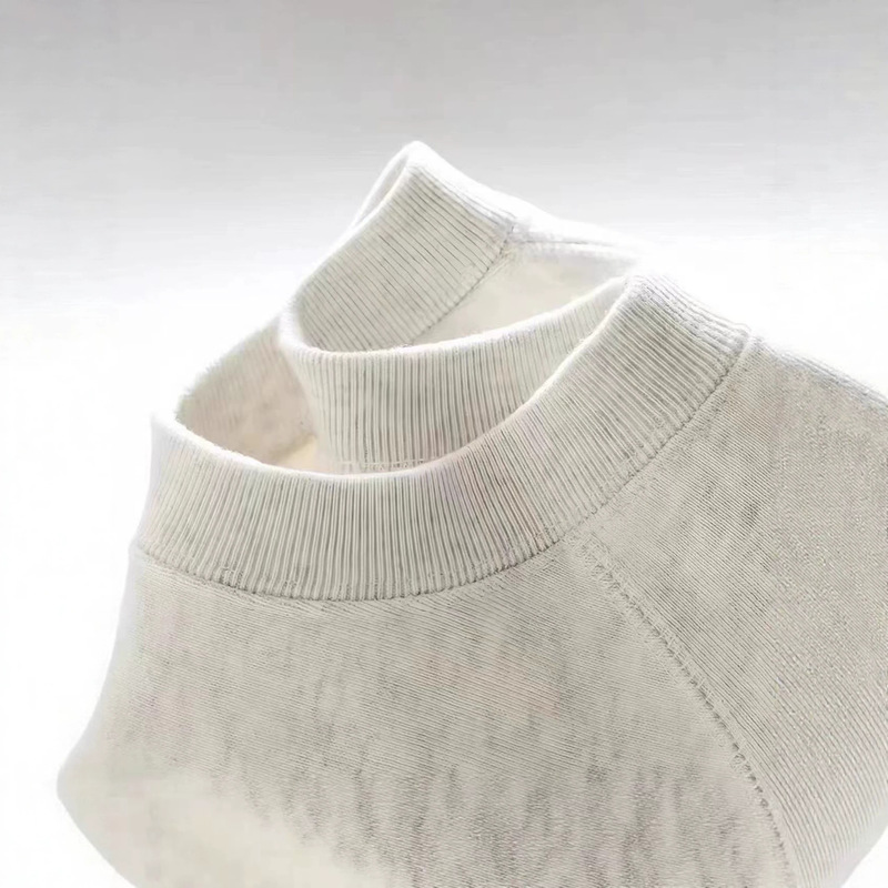 420g heavyweight solid-color American-style crewneck cotton sweatshirt, loose-fitting top, thick base layer, unisex t-shirt