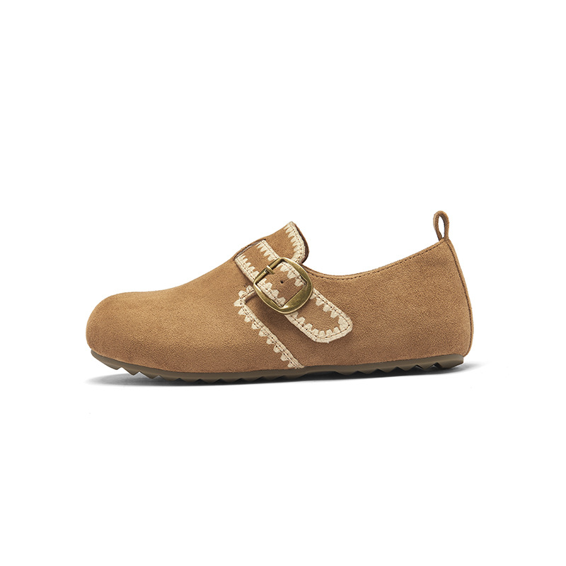 Zapatos Birken de suela gruesa para mujeres 2025 nuevos zapatos de invierno con suela suave retro para mujeres embarazadas.
