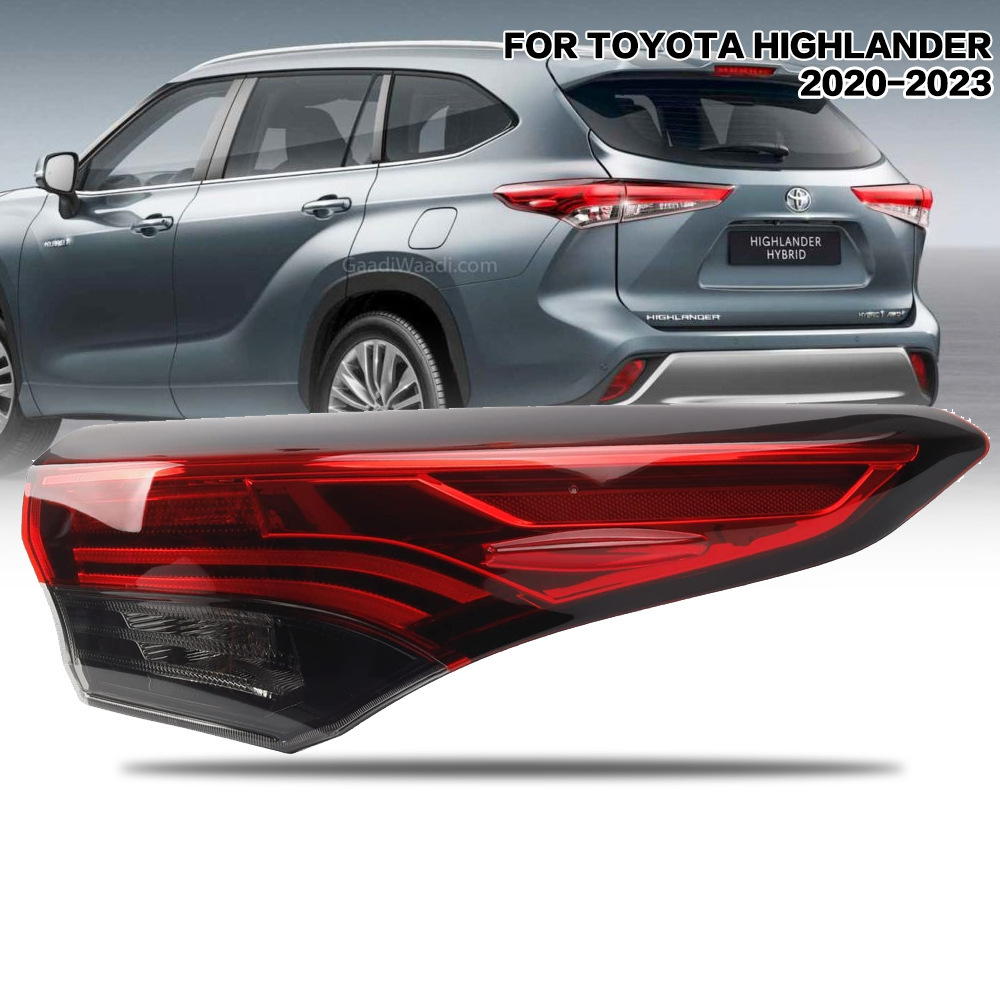 Aplicable para 20 - 23 Toyota Highlander luz trasera luz de freno hacia atrás nueva luz trasera Highlander luz de dirección