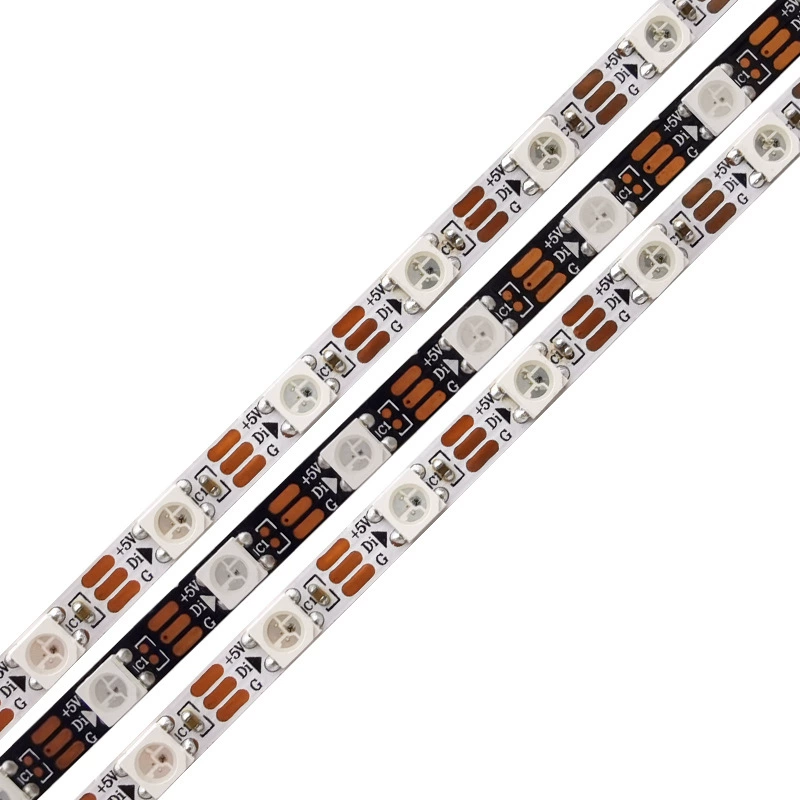 Светодиодная лента 5050 SMD, 5В/12В, 5.5 мм, 30/60 светодиодов/м, варианты IP20/IP66