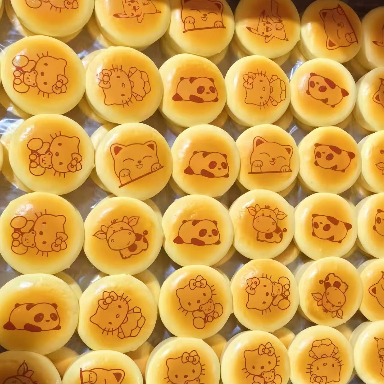 무작위 젖은 부드러운 만화 동물 느린 리바운드 1개