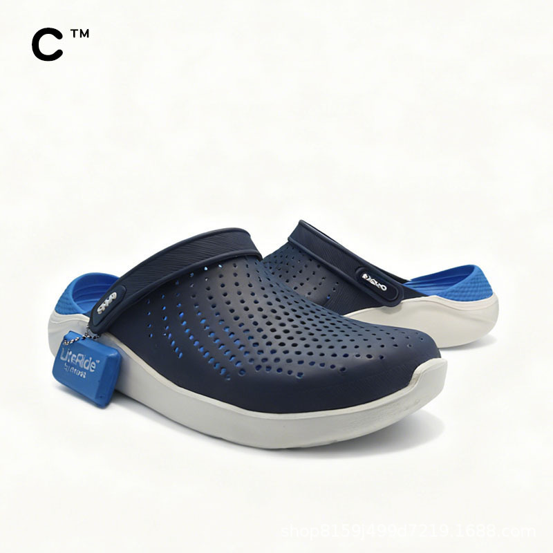 Cross Crocs Style Outdoor Non-Slip Thick-Soled Couple's Sandals Summer Outdoor Men's Slippers Beach Shoes
