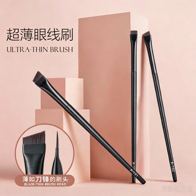 Wholesale Full Range of Blade Brushes A101 Eyebrow Brush A102 Eyeliner Brush Flat Head Aegyo-Sal Brush Beauty Tools