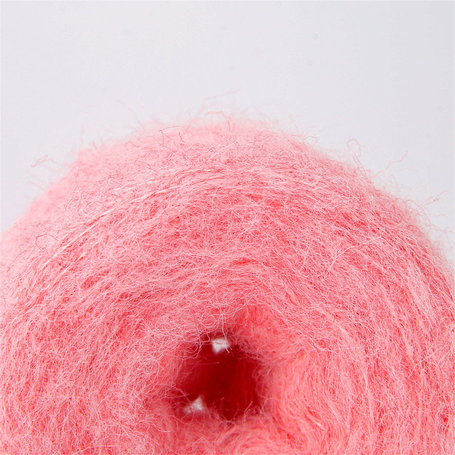 12NM羽柔纱线 羊毛涤纶晴纶氨纶混纺纱线花式特种秋冬毛线厂家供