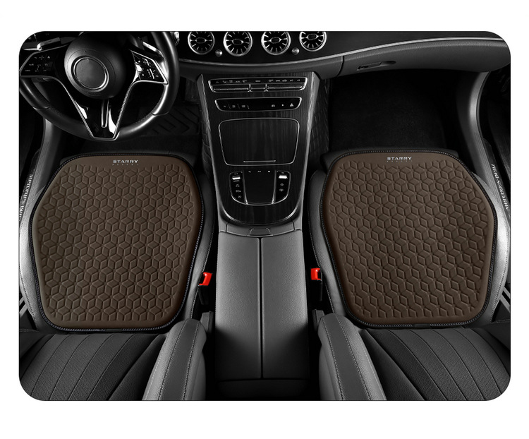 suede car seat cushion four seasons universal silicone car cushion seat cushion gel ice cushion truck seat cushion car summer