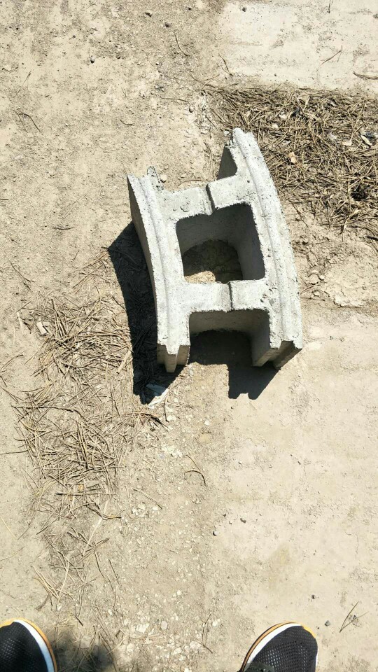 混凝土检查井模块砖 厂家井壁砖模块砖 管道壁砖 井壁砖弧形砌块