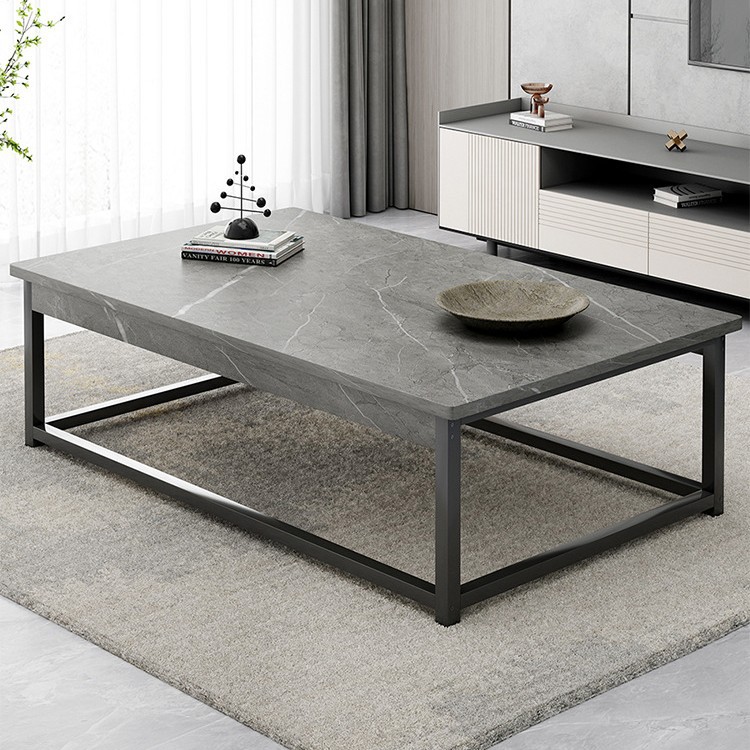 Mesa de té sala de estar pequeña mesa de casa simple alquiler de casa sofá simple mesa de té de balcón de lujo moderno