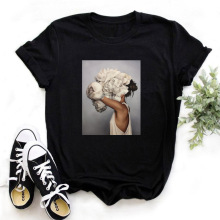 Flower Feather T-shirt ļɫTŮrлëӡT