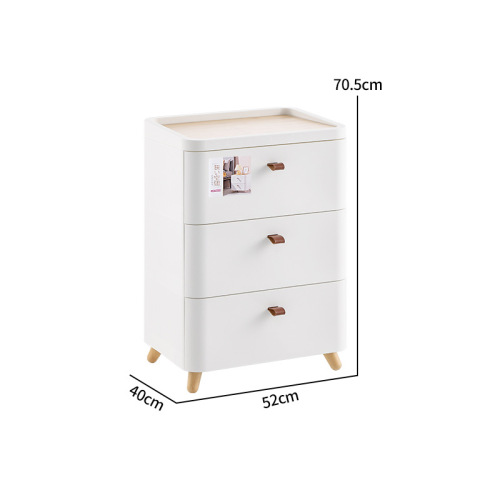 Bedroom drawer storage cabinet bedside table wholesale sundries cosmetics snacks layered storage cabinet organization home