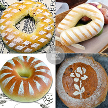 欧包筛粉模具印花模 艺术面包图案造型模具吐司面包烘焙模具
