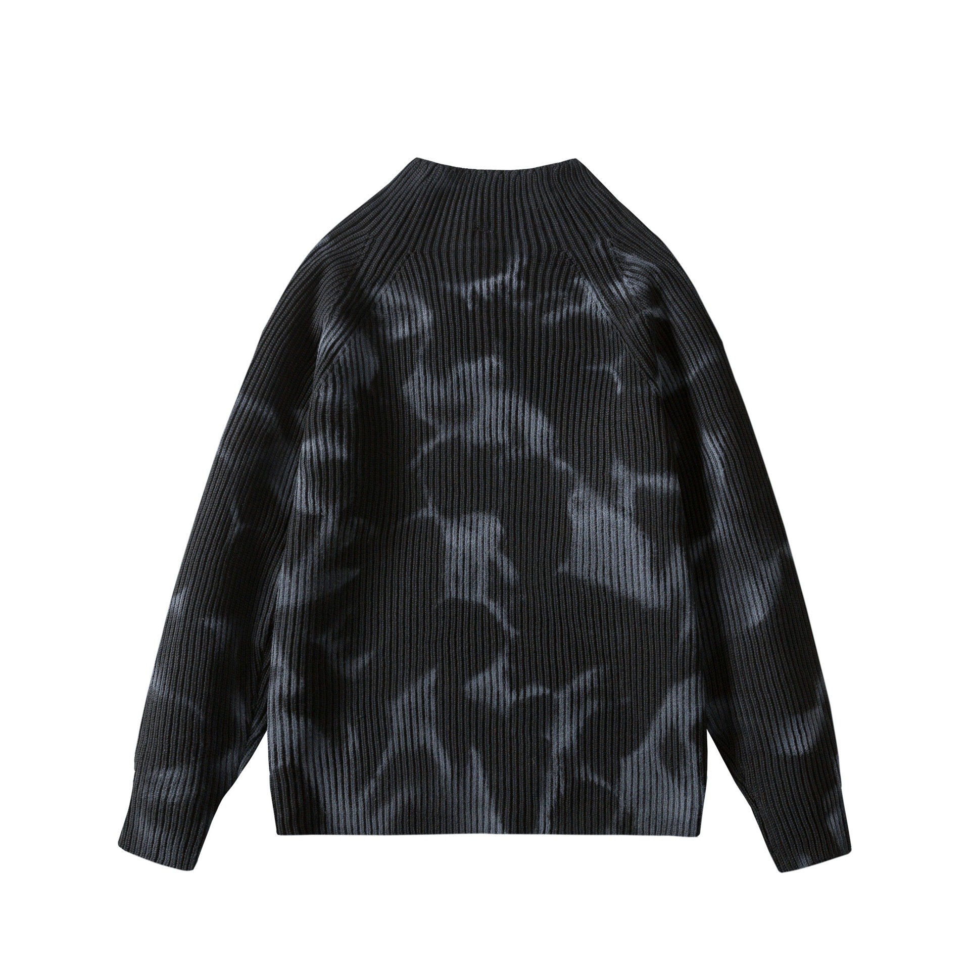 Rendimiento de camisetas de punto suéter de hombre cuello medio alto con la personalidad de la camiseta de invierno y otoño al por mayor fábrica transfronteriza