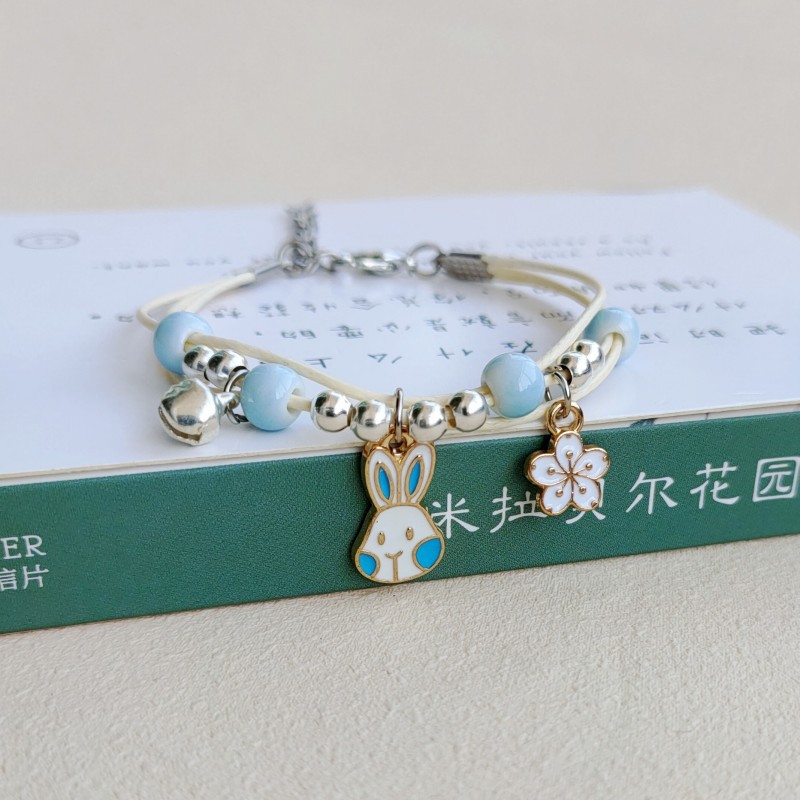 1 Piece Cartoon Style Flower Mixed materials Womenu0027S Bracelets