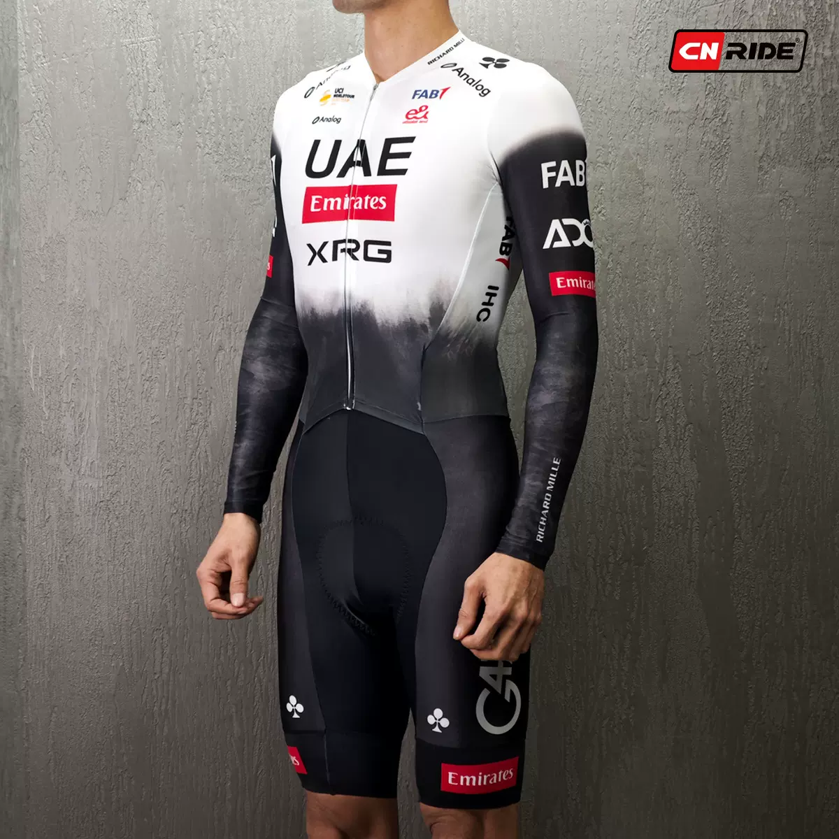 2025UAE阿联酋山地公路车长短袖连体骑行服套装可定制自行车