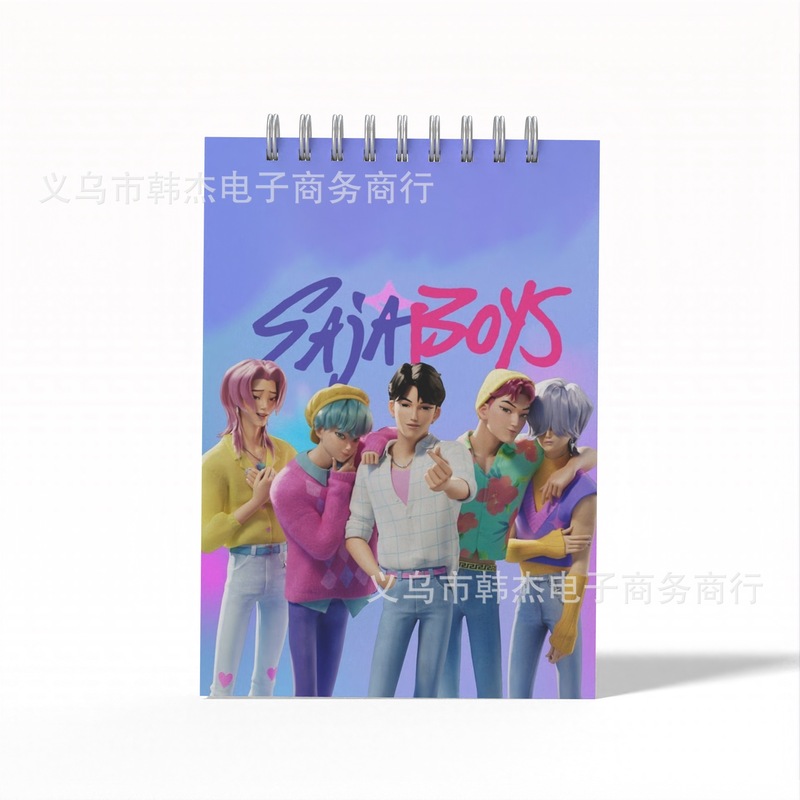 定 制K-pop demon hunter猎魔女团周边学生A6文具线圈本笔记本|undefined