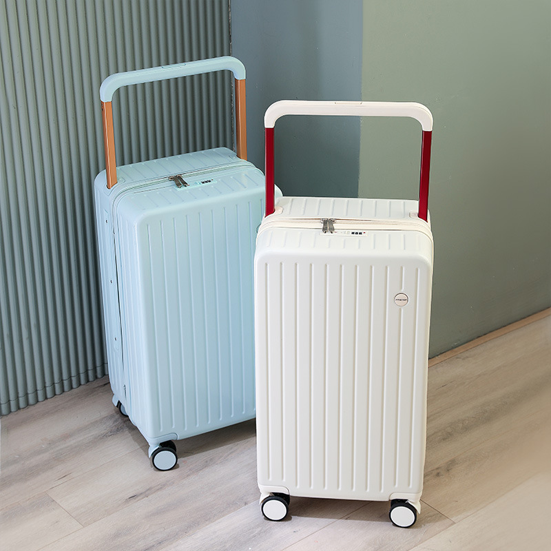 Wide Pull Rod Luggage Case Women's New 20-inch Boarding Code Case Men's Quiet Universal Wheel Large Capacity Travel Luggage Wide Pull Rod Luggage Case Women's New 20-inch Boarding Code Case Men's Quiet Universal Wheel Large Capacity Travel Luggage