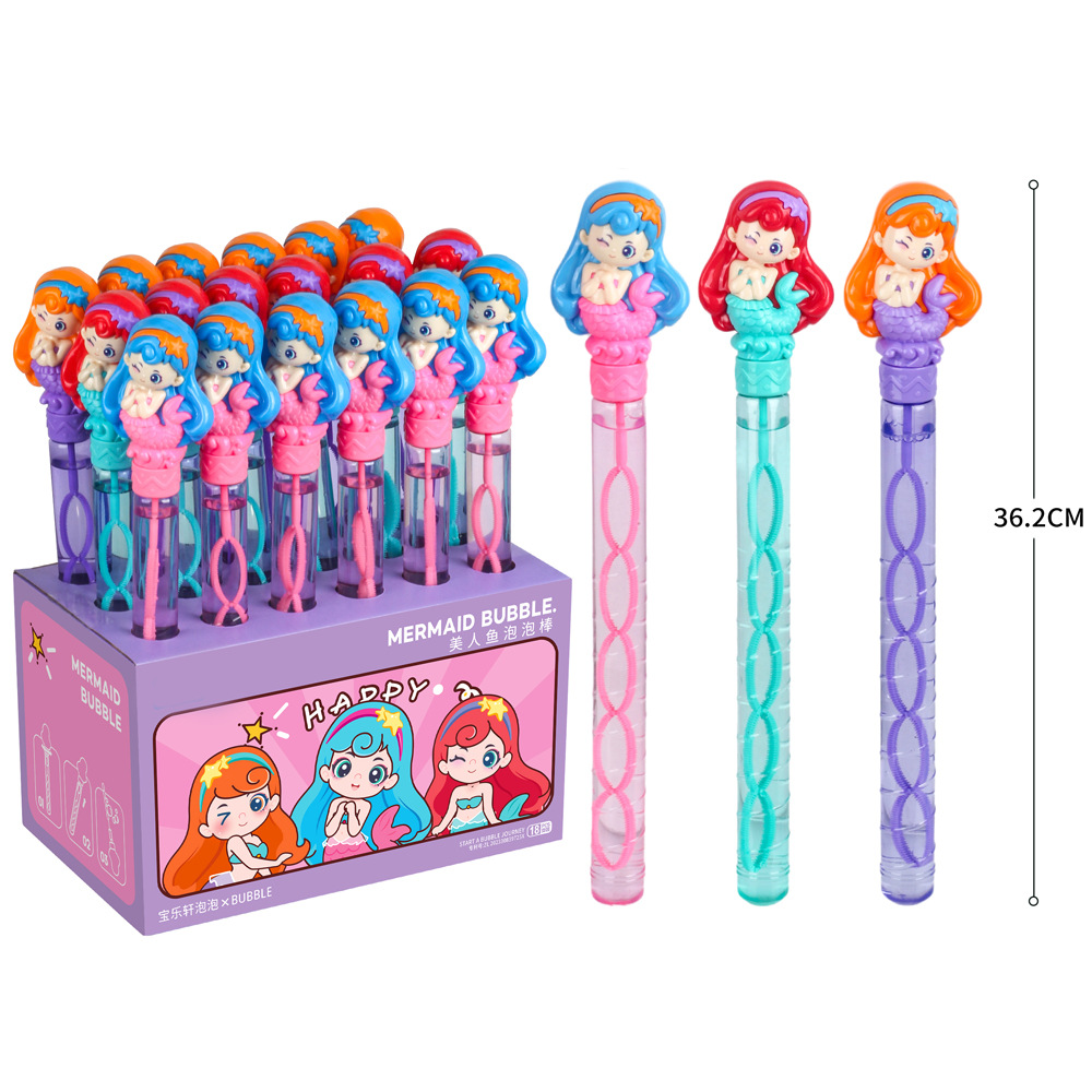 Juguete de verano al aire libre para niños dibujos animados Flamingo Bubble stick burbuja líquida máquina de soplado burbuja de agua pistola de soplado juguete