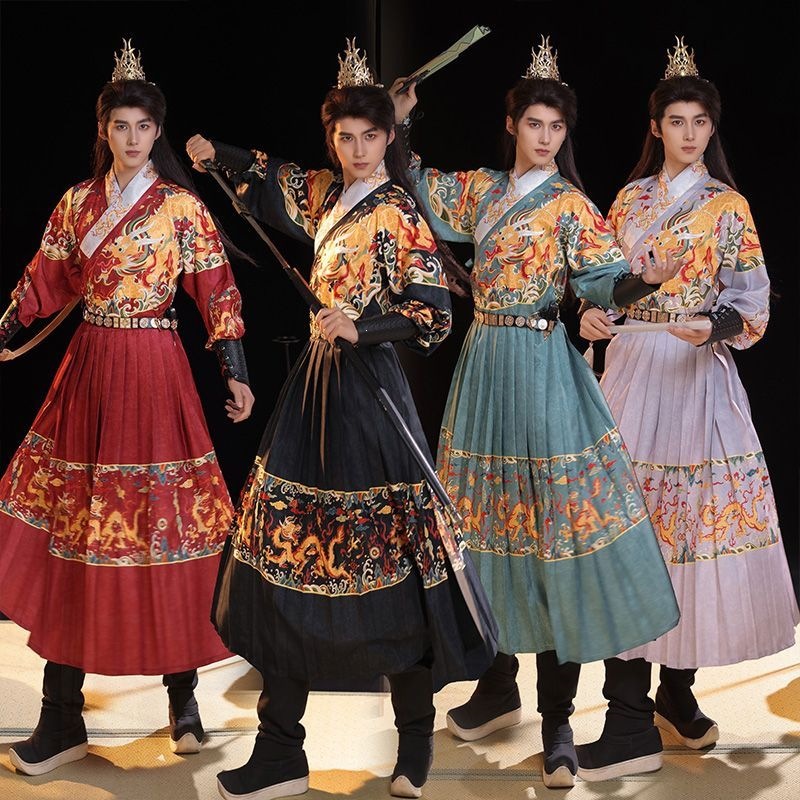 Scissors Stone's new Ming Dynasty Hanfu [Dragon Roar] Flying Fish Robe, unisex, Jinyiwei (Imperial Guard) ancient costume, best man attire, spring.