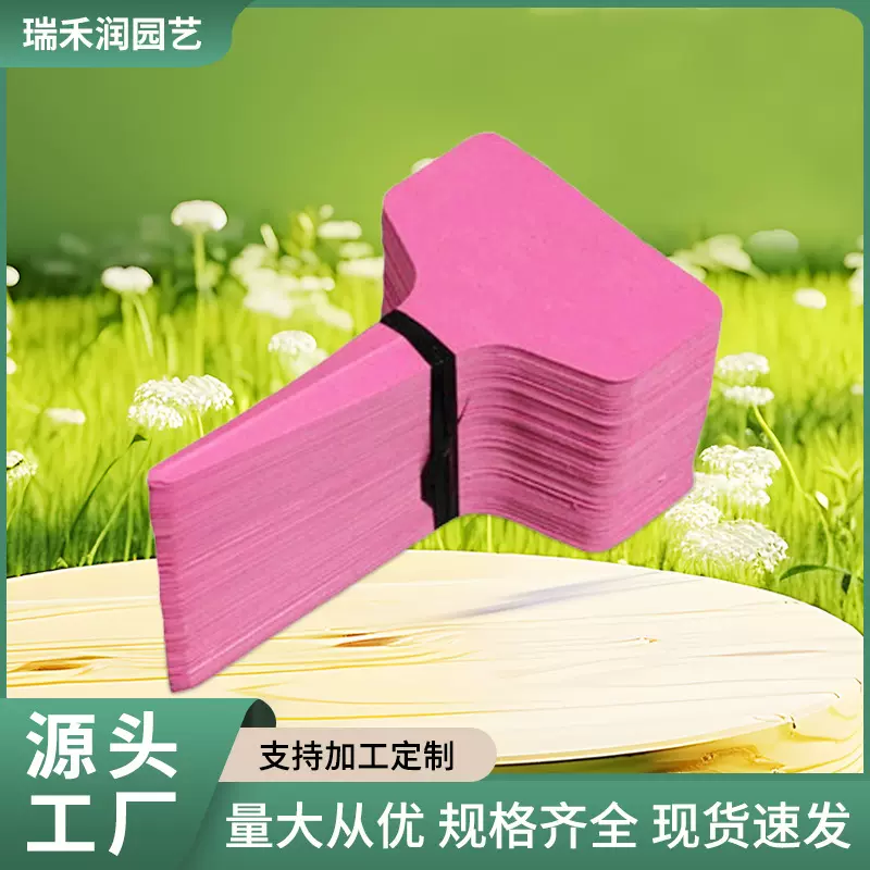 跨境批发塑料园艺标签多肉植物花卉标签插地记号牌绿植标牌