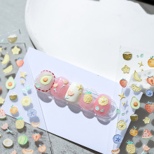 铁素立体新工艺薄韧指甲贴纸薄透背胶呆萌美甲贴MN联名系列