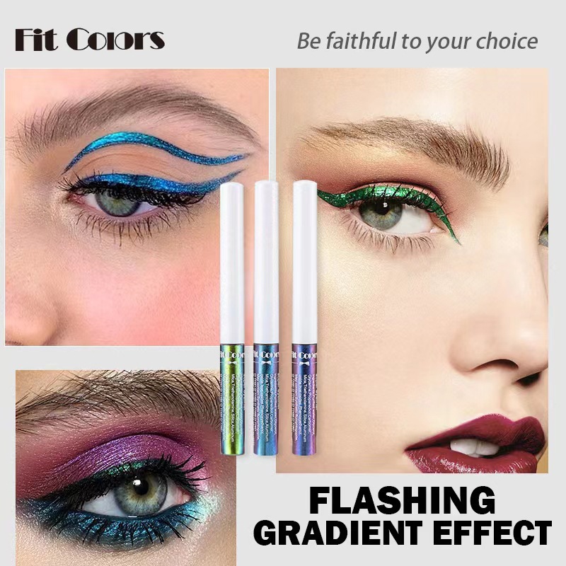 Fit Colors delineador de ojos de camaleón óptico lápiz mágico maquillaje de escenario fino líquido nacarado transfronterizo AliExpress