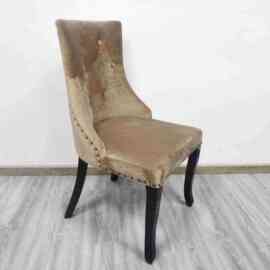 商用场所实木骨架餐厅木椅简约时尚现代酒店餐椅带拉环chair