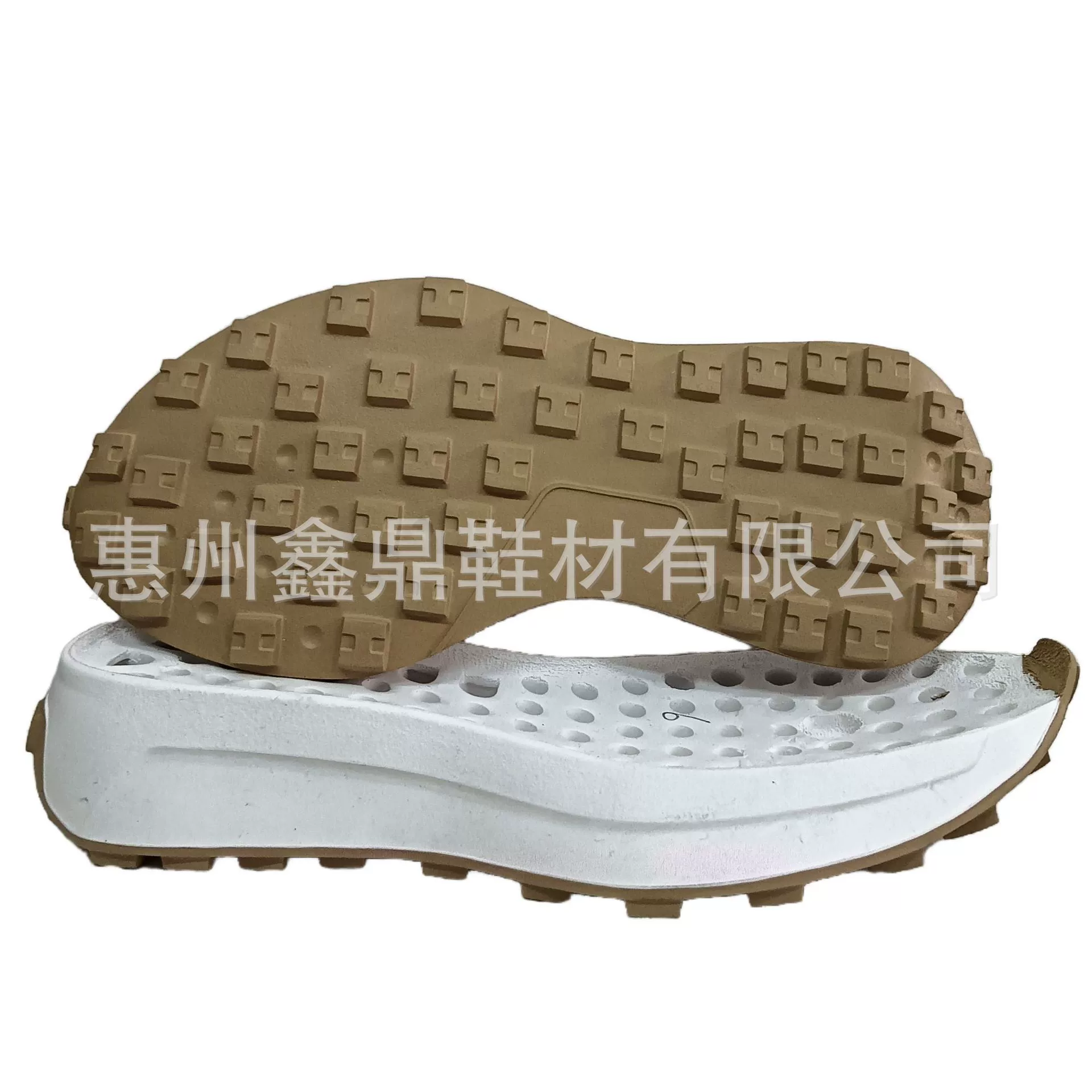 Фабрика прямых продаж новая двухцветная пена подошва повседневная дышащая сотня башни спортивная подошва легкая и удобная подошва