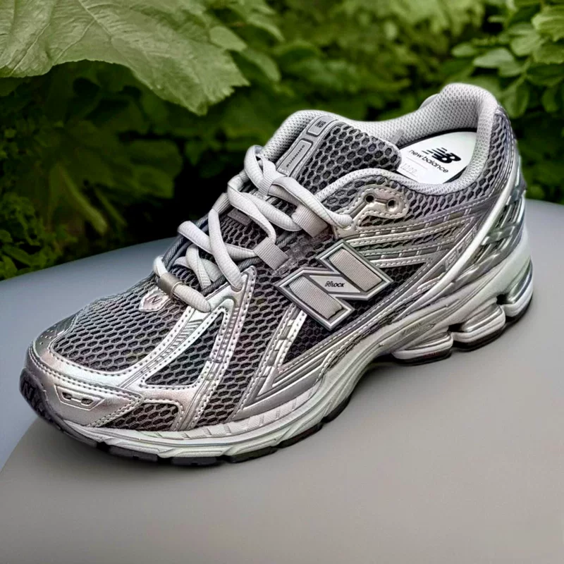 2025 новый cross-border Putian обувь чисто оригинальная высококлассная версия NB жидкое серебро мужские и женские спортивные dad shoes M1906REH