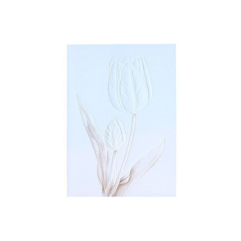 Simplificación de alto nivel en relieve rosa tarjeta de boda tarjeta de votos de cumpleaños tarjeta de regalo tarjeta