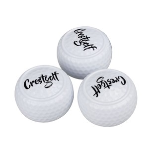 New Golf Flat Ball Golf Practice Ball Two-Layer Putting Practice Ball Can Be Printed with Logo Cross-Border Hot Sale