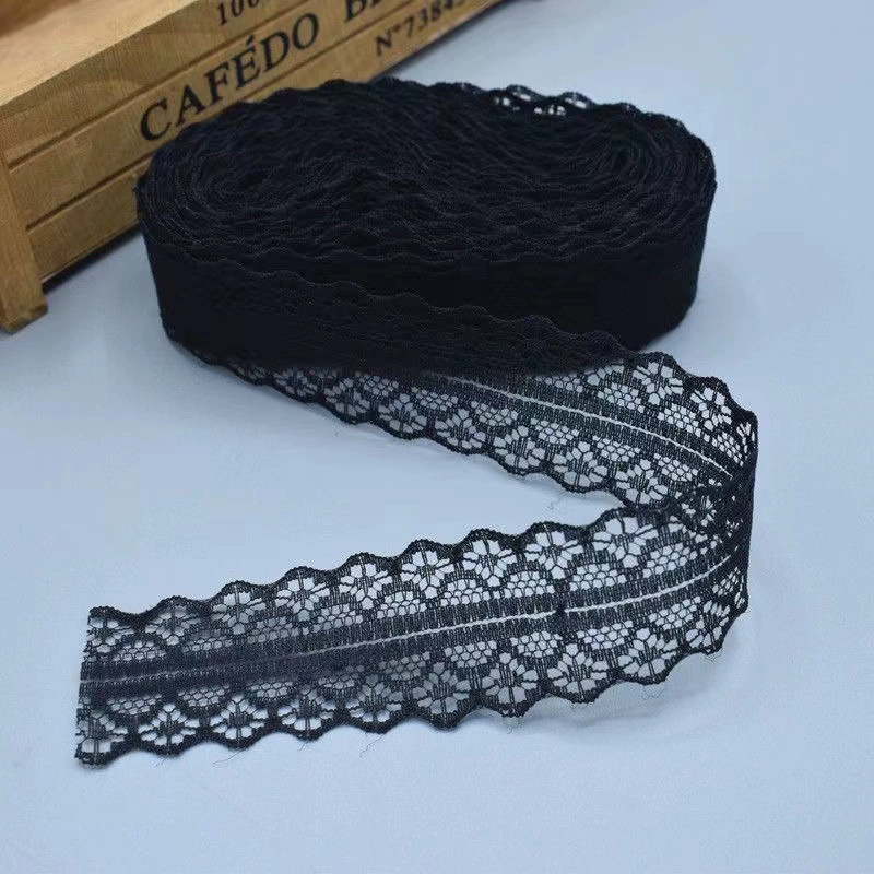 Lace Trim Model 1658-2, Polyester, 3 cm Width, 400 yd Roll, 30 Colors